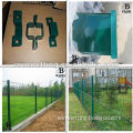 Green PVC Coated Backyard Metal Fence (Baodi Manufacture ISO9001:2000)
